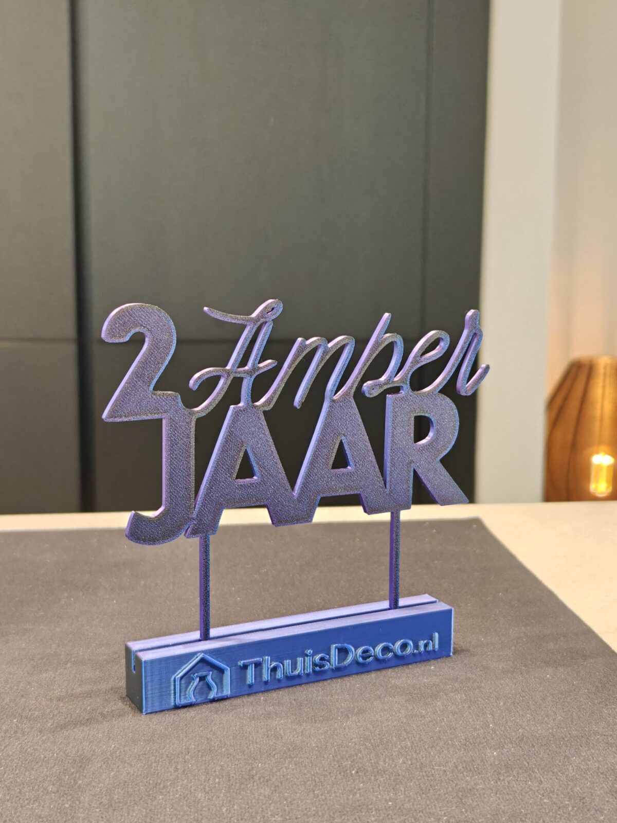 Taarttopper met naam & leeftijd – 3 mm dik – 14/16 cm breed – 11 kleuren (gepersonaliseerd) - Afbeelding 2