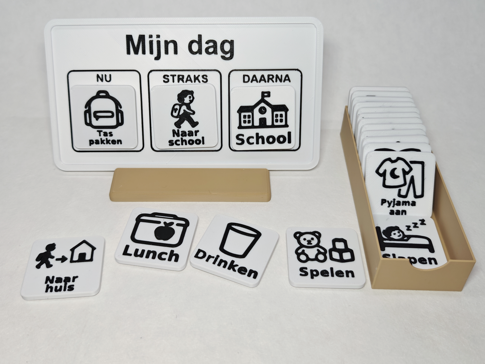 Visuele dagplanner voor kinderen Mijn dag met 20 activiteitentegels