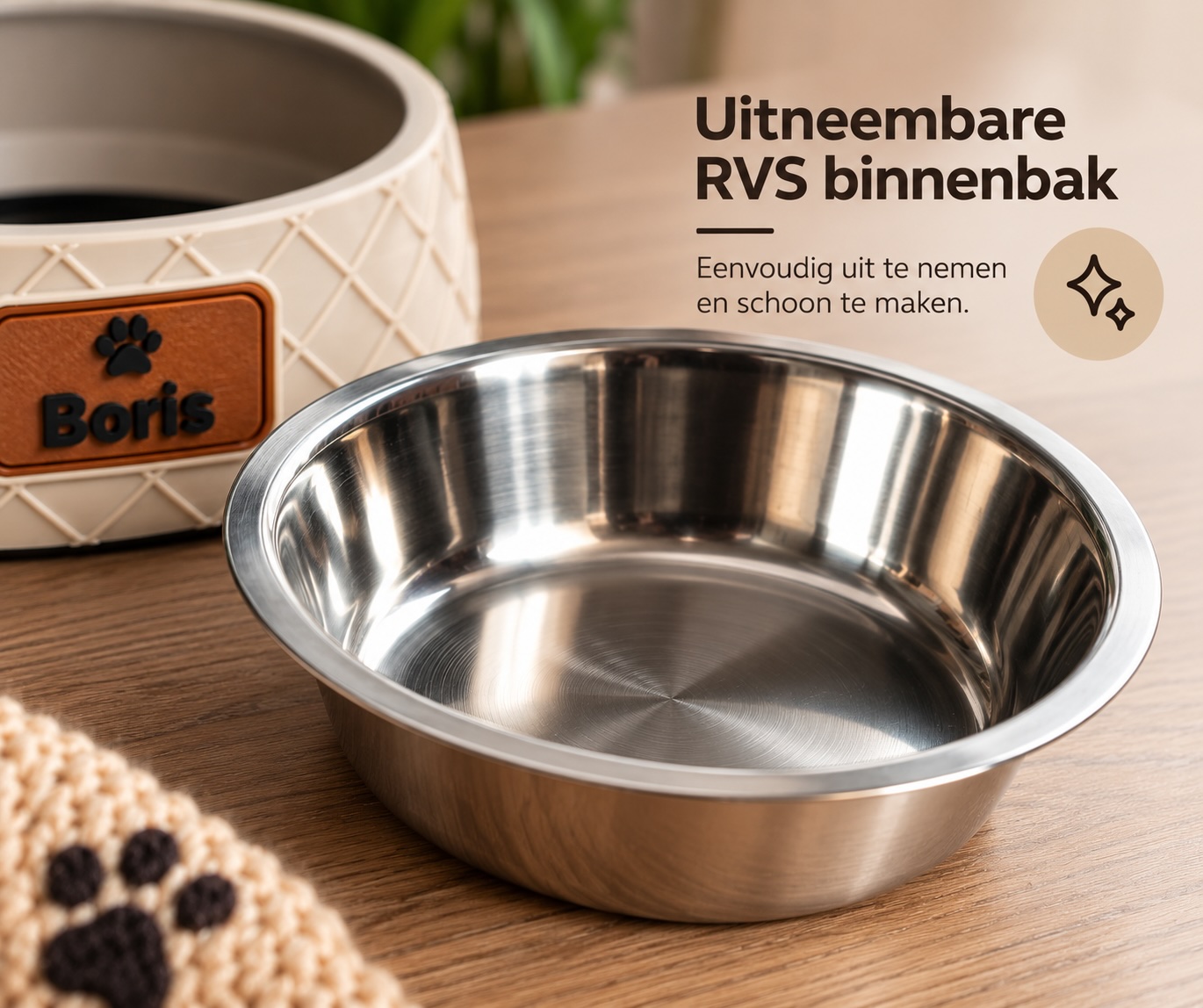 uitneembare rvs bak